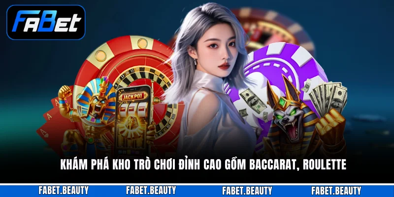 CASINO Khám phá kho trò chơi đỉnh cao gồm Baccarat, Roulette